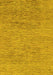 Machine Washable Abstract Yellow Modern Rug, wshabs1707yw