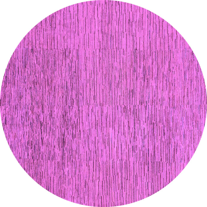 Round Machine Washable Abstract Purple Modern Area Rugs, wshabs1707pur