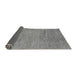 Sideview of Abstract Gray Modern Rug, abs1707gry