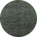 Round Machine Washable Abstract Light Blue Modern Rug, wshabs1708lblu