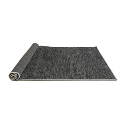 Sideview of Abstract Gray Modern Rug, abs1708gry