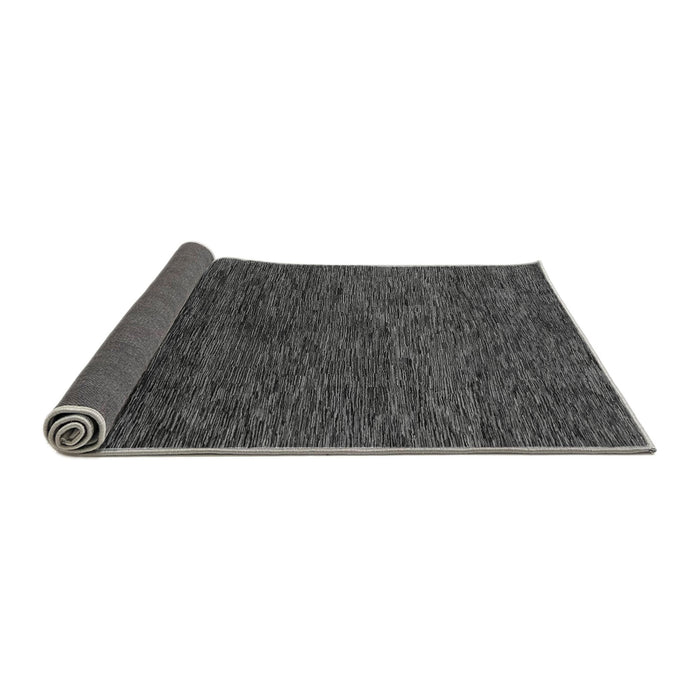 Sideview of Abstract Gray Modern Rug, abs1708gry