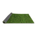 Sideview of Abstract Green Modern Rug, abs1708grn