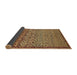 Sideview of Abstract Gold Modern Rug, abs1709