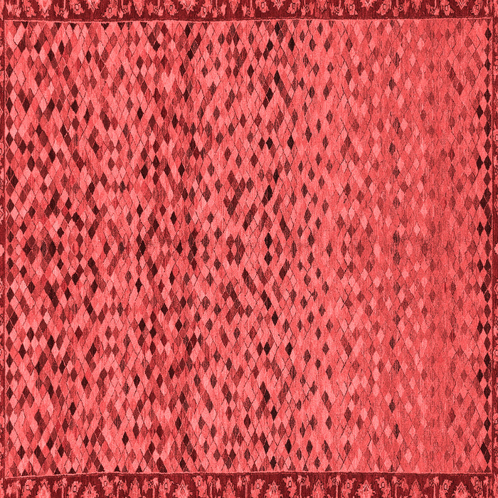 Abstract Red Modern Rug, abs1709red
