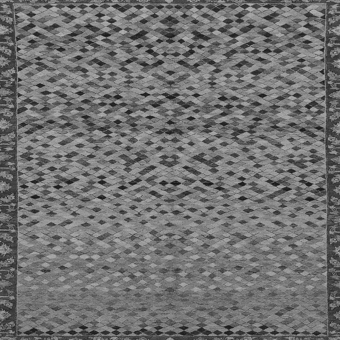 Square Machine Washable Abstract Gray Modern Rug, wshabs1709gry