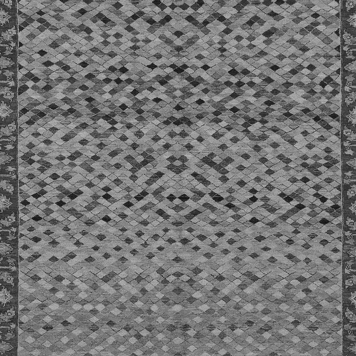 Machine Washable Abstract Gray Modern Rug, wshabs1709gry