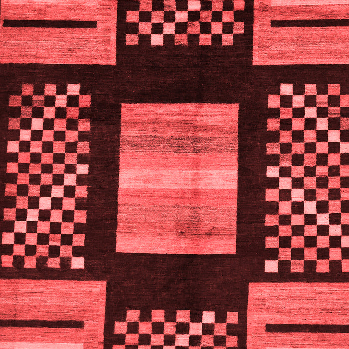 Abstract Red Modern Area Rugs