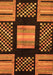 Abstract Orange Modern Rug, abs170org