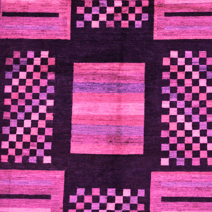 Machine Washable Abstract Pink Modern Rug, wshabs170pnk