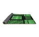 Sideview of Abstract Emerald Green Modern Rug, abs170emgrn