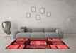 Modern Red Washable Rugs