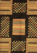 Abstract Brown Modern Rug, abs170brn