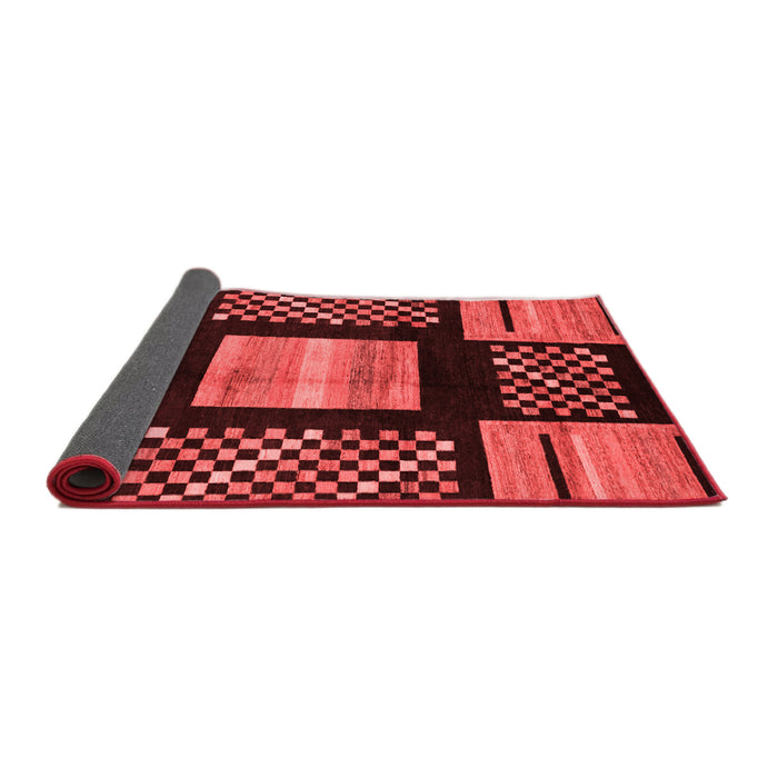 Abstract Red Modern Area Rugs