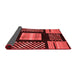 Abstract Red Modern Area Rugs