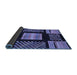 Sideview of Abstract Blue Modern Rug, abs170blu