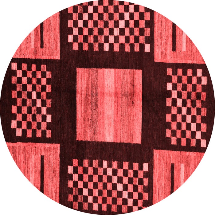 Machine Washable Abstract Red Modern Rug, wshabs170red