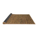 Sideview of Abstract Saddle Brown Modern Rug, abs1710