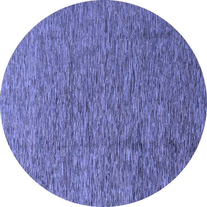 Round Abstract Blue Modern Rug, abs1710blu