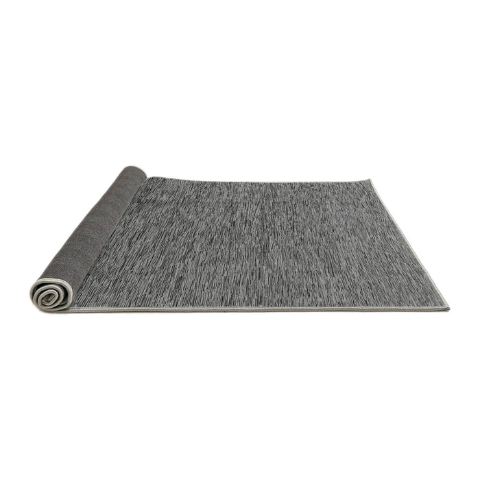 Sideview of Abstract Gray Modern Rug, abs1710gry