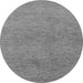 Round Abstract Gray Modern Rug, abs1711gry