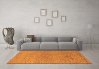 Machine Washable Abstract Orange Modern Rug, wshabs1711org