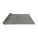 Sideview of Abstract Gray Modern Rug, abs1711gry