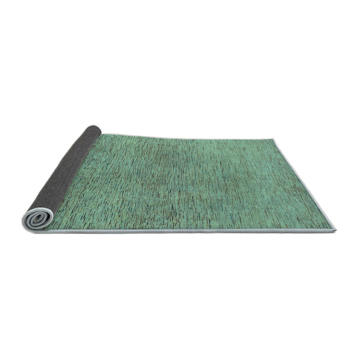 Sideview of Abstract Light Blue Modern Rug, abs1711lblu
