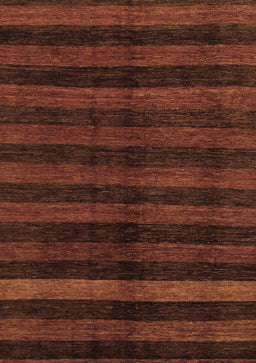Abstract Brown Modern Rug, abs1712brn