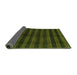 Sideview of Abstract Green Modern Rug, abs1712grn