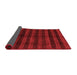 Abstract Red Modern Area Rugs