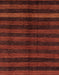 Abstract Dark Red Modern Rug, abs1712