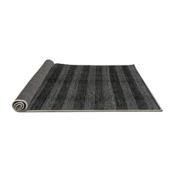 Sideview of Abstract Gray Modern Rug, abs1712gry