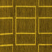 Square Abstract Yellow Modern Rug, abs1713yw