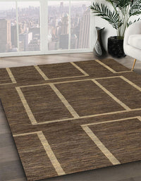 Abstract Bakers Brown Modern Rug, abs1713