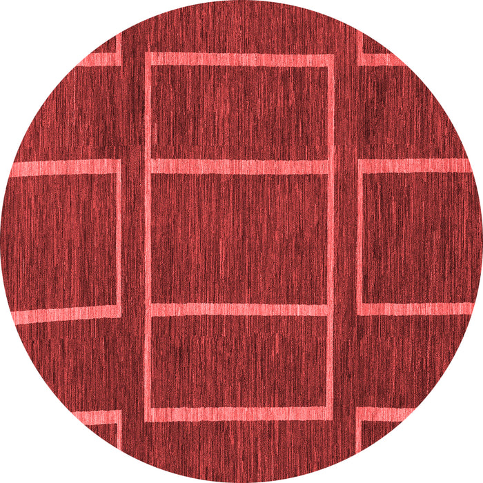 Machine Washable Abstract Red Modern Rug, wshabs1713red