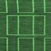 Square Abstract Emerald Green Modern Rug, abs1713emgrn