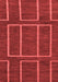 Abstract Red Modern Area Rugs