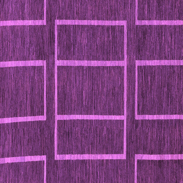 Square Machine Washable Abstract Purple Modern Area Rugs, wshabs1713pur