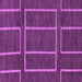 Square Machine Washable Abstract Purple Modern Area Rugs, wshabs1713pur