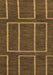 Abstract Brown Modern Rug, abs1713brn