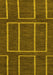 Machine Washable Abstract Yellow Modern Rug, wshabs1713yw