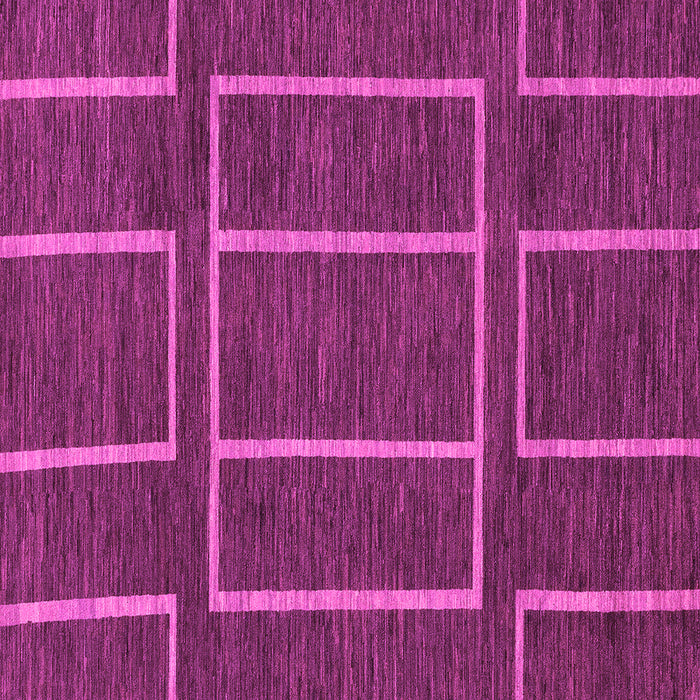 Square Machine Washable Abstract Pink Modern Rug, wshabs1713pnk