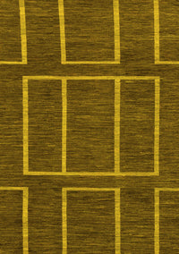 Abstract Yellow Modern Rug, abs1713yw