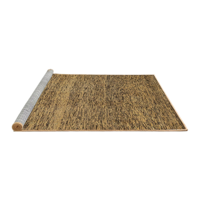 Sideview of Machine Washable Abstract Gold Rug, wshabs1714
