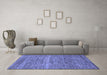 Machine Washable Abstract Blue Modern Rug in a Living Room, wshabs1714blu