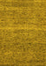 Machine Washable Abstract Yellow Modern Rug, wshabs1714yw