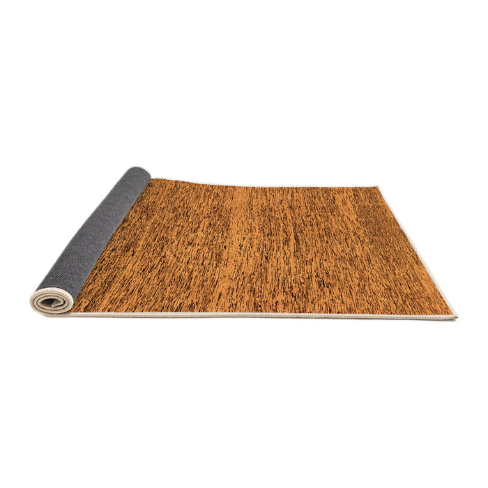 Sideview of Abstract Orange Modern Rug, abs1714org