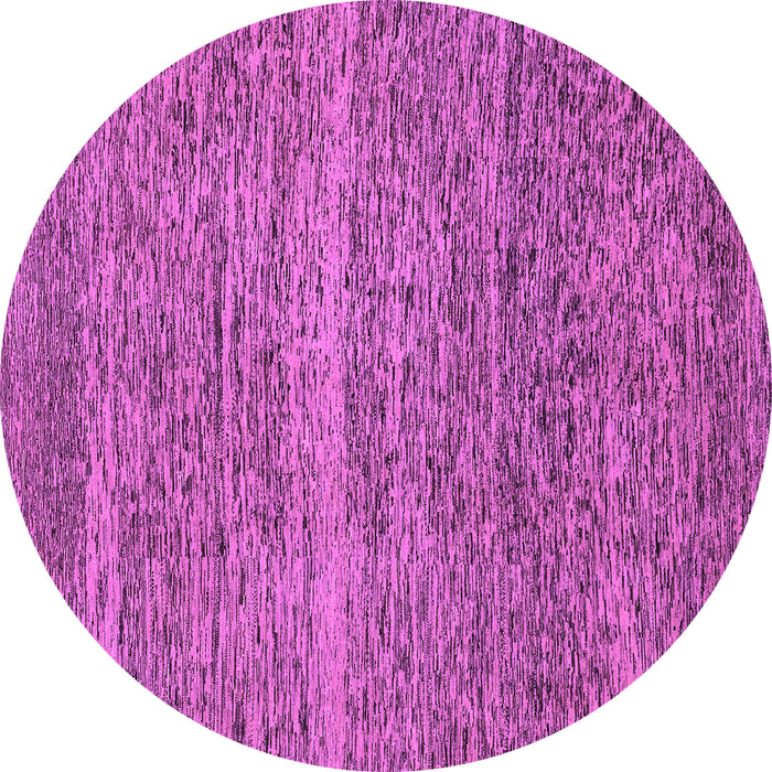 Round Abstract Purple Modern Rug, abs1714pur