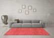 Modern Red Washable Rugs